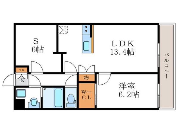 仮）nukumori桂川南の物件間取画像